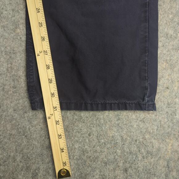 Levis 514 Pants Mens 38x32 Navy Straight Leg Five Pocket Rip Stop Canvas Cotton - Picture 6 of 12
